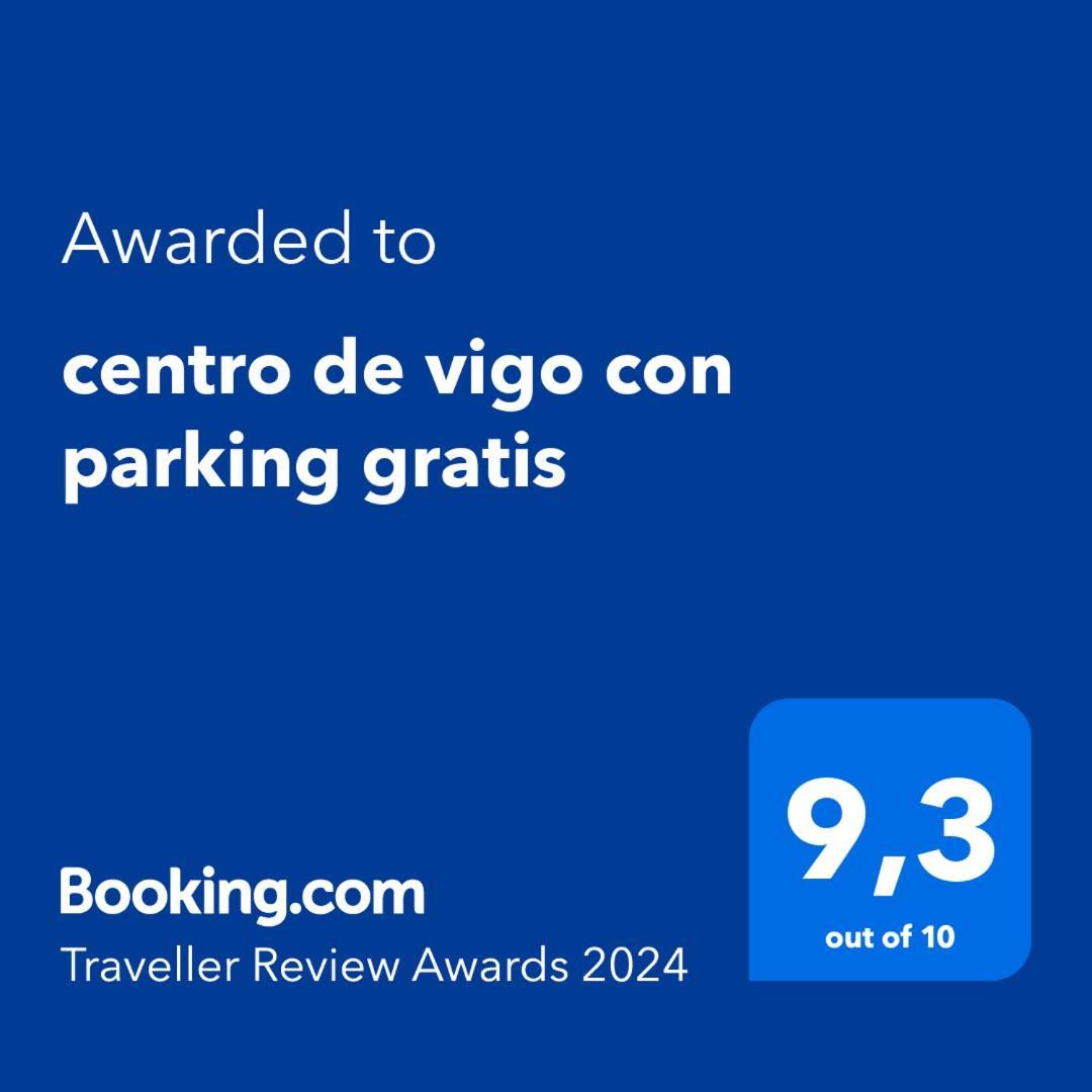 Ferienwohnung Centro De Vigo Con Parking Gratis Exterior foto